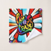 Liefde Bad Handdoek (Wasdoekje)