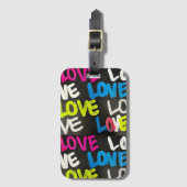 Liefde Bagage Tag Bagagelabel (Voorkant (verticaal))