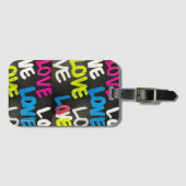 Liefde Bagage Tag Bagagelabel (Voorkant (horizontaal))