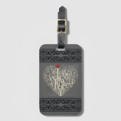 Liefde Bagagelabel (Voorkant (verticaal))