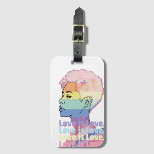 Liefde Bagagelabel (Voorkant (verticaal))