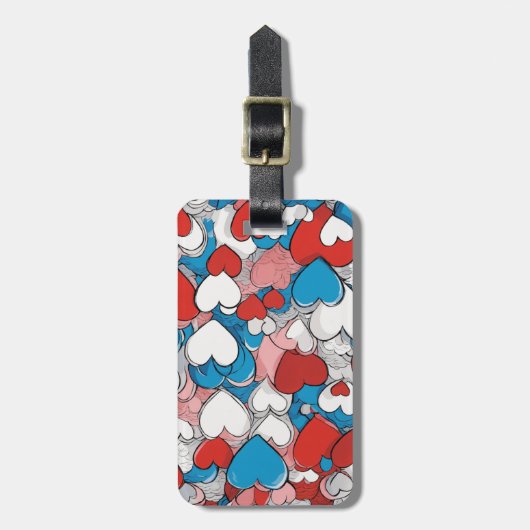 liefde bagagelabel (Voorkant verticaal)