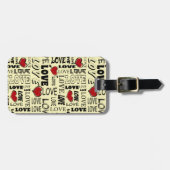 Liefde Bagagelabel (Voorkant horizontaal)