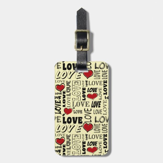 Liefde Bagagelabel (Voorkant verticaal)