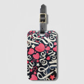 Liefde Bagagelabel (Voorkant (verticaal))