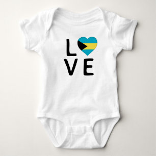 Liefde - Bahamas vlag Romper
