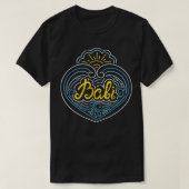 Liefde Bali Indonesië Tropisch souvenir T-shirt (Design voorkant)