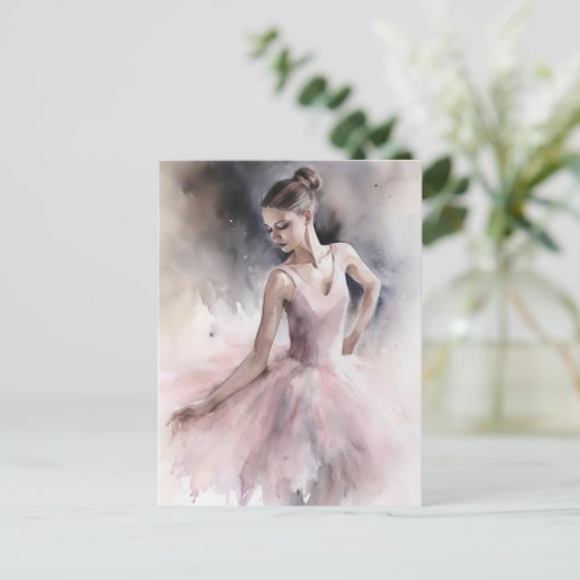 Liefde Ballet Briefkaart (Staand voorkant)