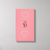 Liefde Ballet Canvas Print (Voorkant)