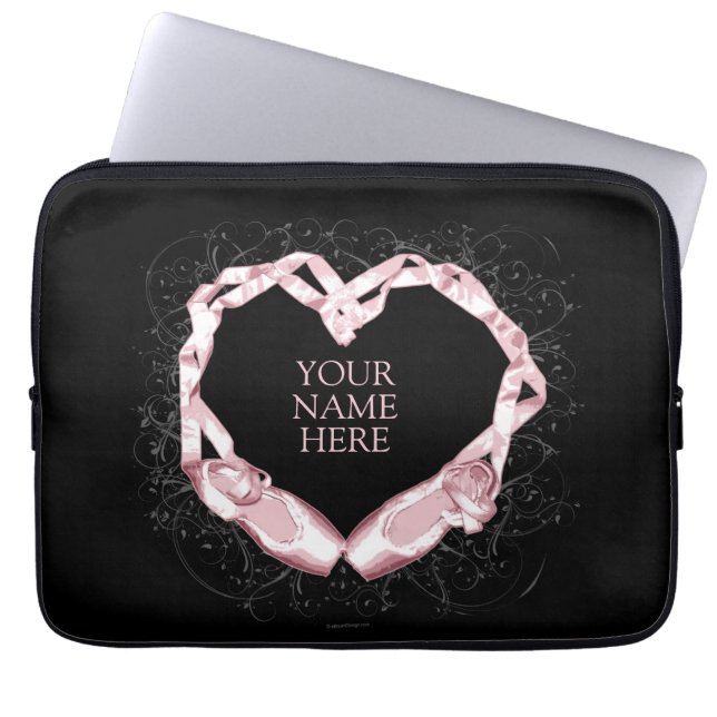 Liefde balletlaptophoes laptop sleeve (Voorkant)