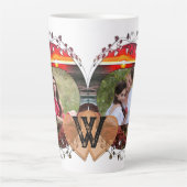 Liefde Banderas Sunset 914 Latte Mok (Voorkant)