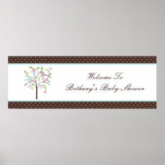 Liefde Banner Baby shower Banner Polka Dots Poster