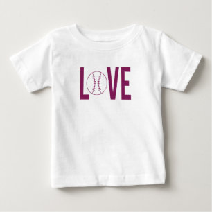 Liefde Baseball Baby T-shirt
