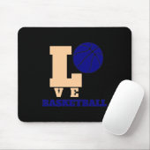 Liefde Basketbal 1 Muismat (Met muis)