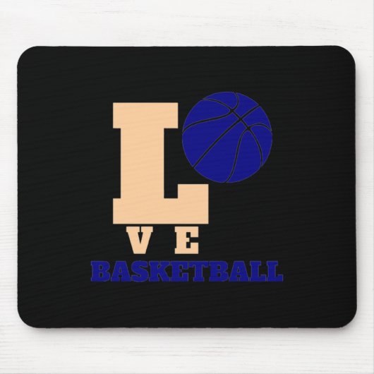 Liefde Basketbal 1 Muismat (Voorkant)