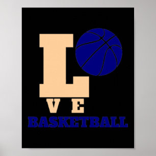 Liefde Basketbal 1 Poster