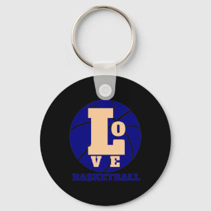 Liefde Basketbal 3 Sleutelhanger