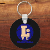 Liefde Basketbal 3 Sleutelhanger (Voorkant)