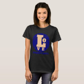Liefde Basketbal 3 T-shirt (Voorkant volledig)