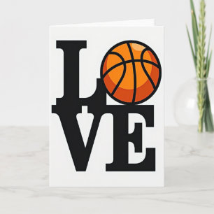 Liefde Basketbal Groot Kaart