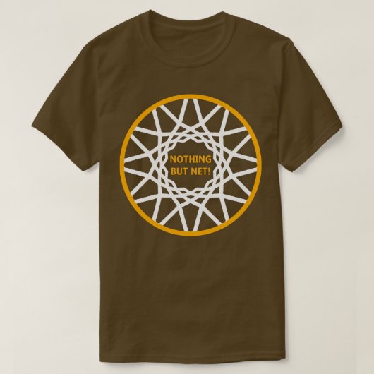 Liefde Basketbal Niets dan Net Basketbal Rand Net T-shirt (Design voorkant)
