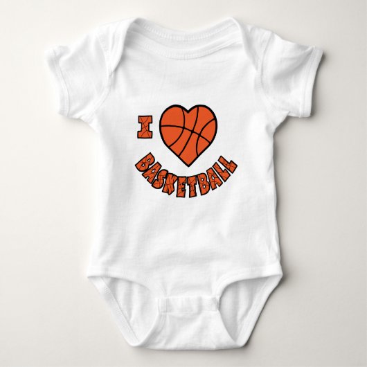 Liefde basketbal, sinaasappel romper (Voorkant)