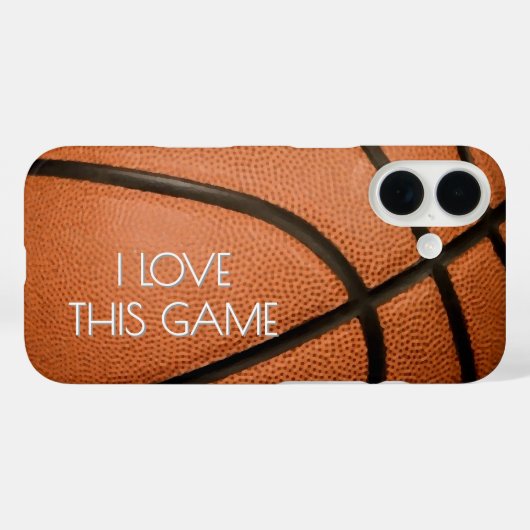 Liefde Basketbal Spel Case-Mate iPhone Case (Achterkant (horizontaal))