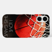 Liefde Basketbal Spel Case-Mate iPhone Case (Achterkant (horizontaal))
