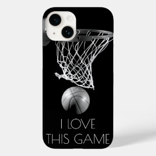 Liefde Basketbal Spel Zwart & Wit Case-Mate iPhone 14 Hoesje