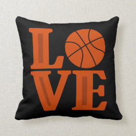 Liefde Basketbal sporten leuk gooien kussen