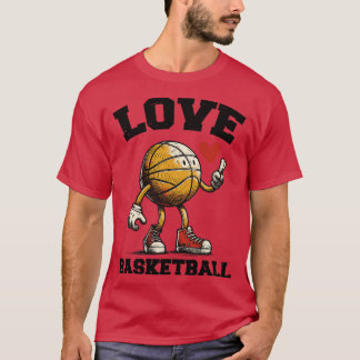 Liefde Basketbal T-shirt
