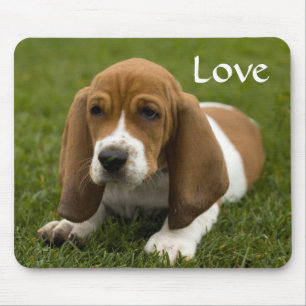 Liefde Basset Hound Puppy Muismat
