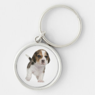 Liefde Beagle Puppie Hond Aangepaste Sleutelhanger