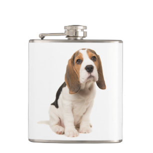 Liefde Beagle Puppie Hond Hemelblauw Heupfles