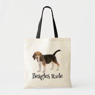 Liefde Beagle Puppy Hond Canvas Totetas Tote Bag