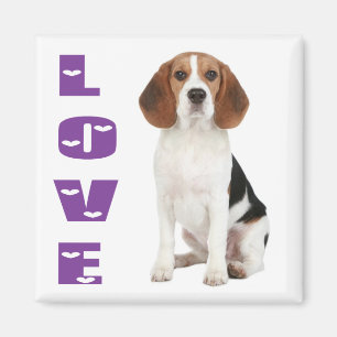 Liefde Beagle Puppy Hond Koelkastmagneet Magneet