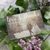 Liefde & Bedankt 2 Foto bruiloft Hartelijk dank