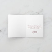 Liefde & Bedankt Bourgogne Blush Rozen Trouwfoto (Binnen)