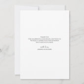 'Liefde & Bedankt' Custom Photo Wedding Bedankkaart (Achterkant)