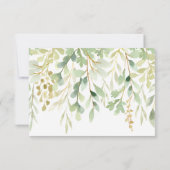 Liefde & Bedankt | Dank u bruiloft fotokaart (Achterkant)