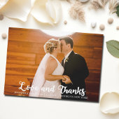 Liefde & Bedankt Eenvoudige Chic Wedding Foto