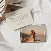 Liefde & Bedankt Elegante trouwfoto