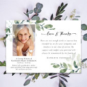 Liefde & Bedankt Eucalyptus Begrafenisfoto