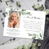 Liefde & Bedankt Eucalyptus Begrafenisfoto