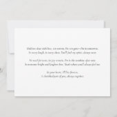 Liefde & Bedankt Eucalyptus Begrafenisfoto (Achterkant)