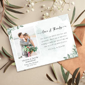 Liefde & Bedankt Eucalyptus Foto Bruiloft