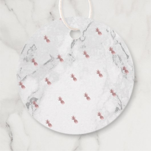 Liefde + Bedankt, Faux Roos Gold+Iridescent marine Bedankjes Labels (Achterkant)