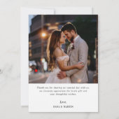 LIEFDE & BEDANKT | Foto Dank u kaart (Achterkant)