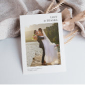 LIEFDE & BEDANKT | Foto Dank u kaart