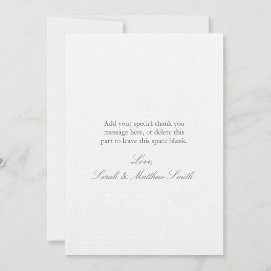Liefde & Bedankt kaarten | Weddenschap bedankt (Achterkant)
